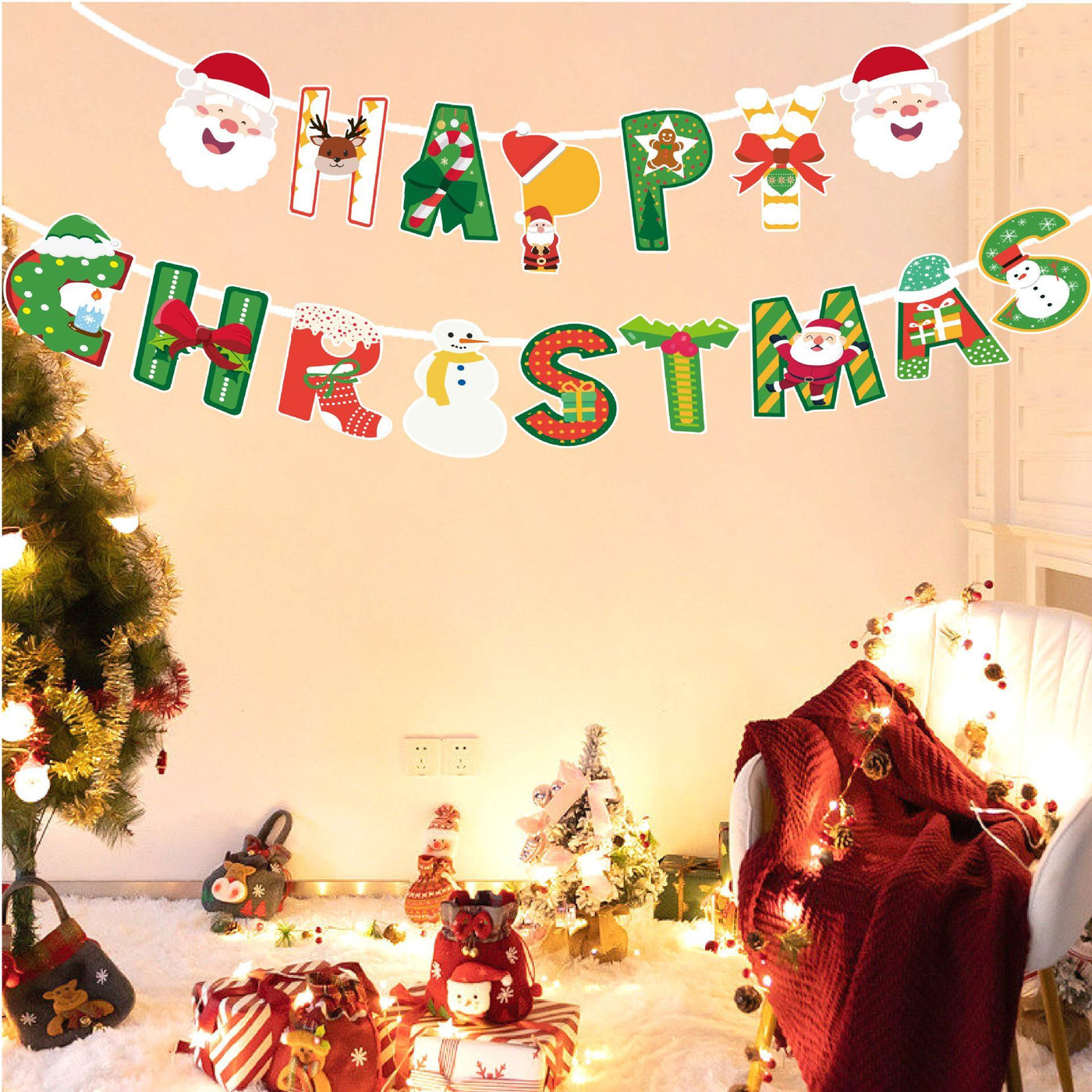 Decorative Supplies Snowman Reindeer Santa Claus